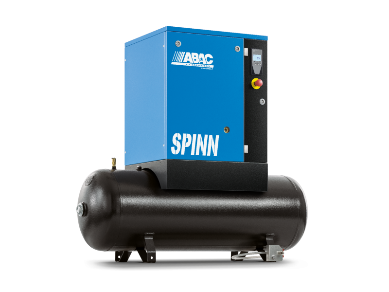 Kompresor śrubowy ABAC SPINN 4 8 400/50K 200 C CE | 8 bar | 5.5 KM/4 kW | 600 l/min | 200 l
