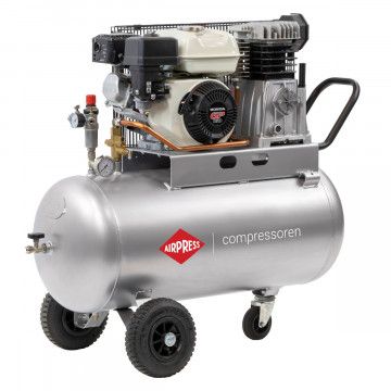 Kompresor spalinowy dwutłokowy BM 100/410 | Honda GP160 | 10 bar | 4.8 KM/3.6 kW | 247 l/min | 100 l | Airpress