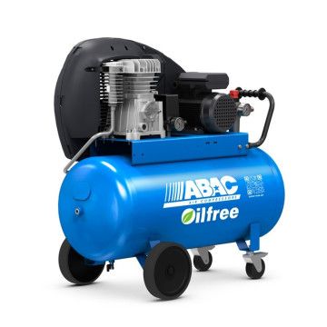Kompresor dwutłokowy bezolejowy ABAC ZERO PRO EXP A39B-0 100 CT3 | 10 bar | 3.0 KM / 2.2 kW | 393 l/min | 100l | 400V
