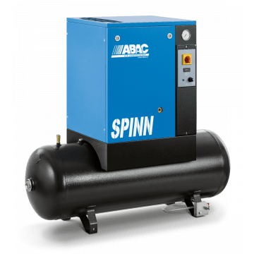 Kompresor śrubowy ABAC SPINN 7.5 10 400/50K 270 E CE | 10 bar | 10 KM/7.5 kW | 984 l/min | 270 l | ON/OFF Kompresor śrubowy ABAC SPINN 7.5 10 400/50K 270 E CE | 10 bar | 10 KM/7.5 kW | 984 l/min | 270 l | ON/OFF