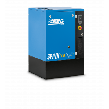 Kompresor śrubowy ABAC SPINN 2.2 I 10 400/50 CE | 10 bar | 3 KM/2.2 kW | 132 - 294 l/min