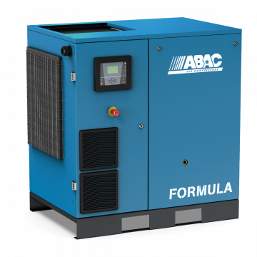 Kompresor śrubowy ABAC FORMULA I 18 10 400/50 CE | 10 bar | 25 KM/18.5 kW | 575 - 2935 l/min