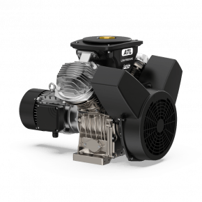 Mini kompresor dwutłokowy ABAC Industrial ATL 3 BM 10 400/3/50 CE | 10 bar | 3 KM/2.2 kW | 264 l/min | 400V | bezzbiornikowy