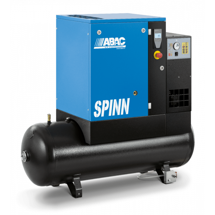 Kompresor śrubowy ABAC SPINN 3E 8 400/50K 200 C CE | 8 bar | 4 KM/3 kW | 474 l/min | 200 l