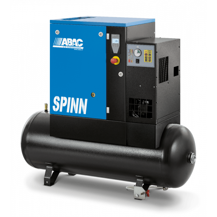 Kompresor śrubowy ABAC SPINN 3E 8 400/50K 200 C CE | 8 bar | 4 KM/3 kW | 474 l/min | 200 l