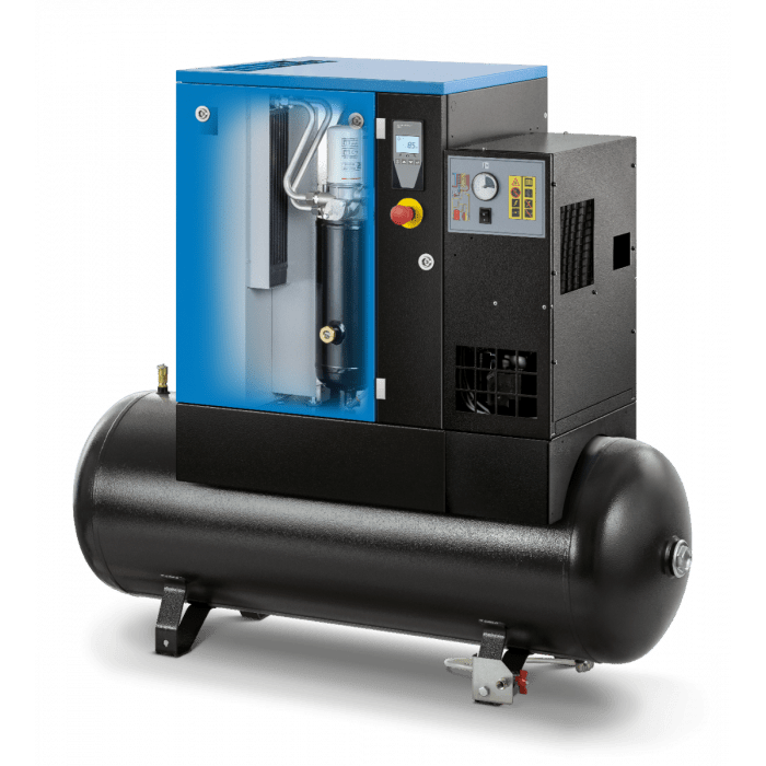 Kompresor śrubowy ABAC SPINN 3E 8 400/50K 200 C CE | 8 bar | 4 KM/3 kW | 474 l/min | 200 l