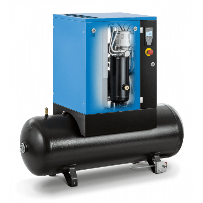 Kompresor śrubowy ABAC SPINN 3 10 400/50K 200 C CE | 10 bar | 4 KM/3 kW | 366 l/min | 200 l