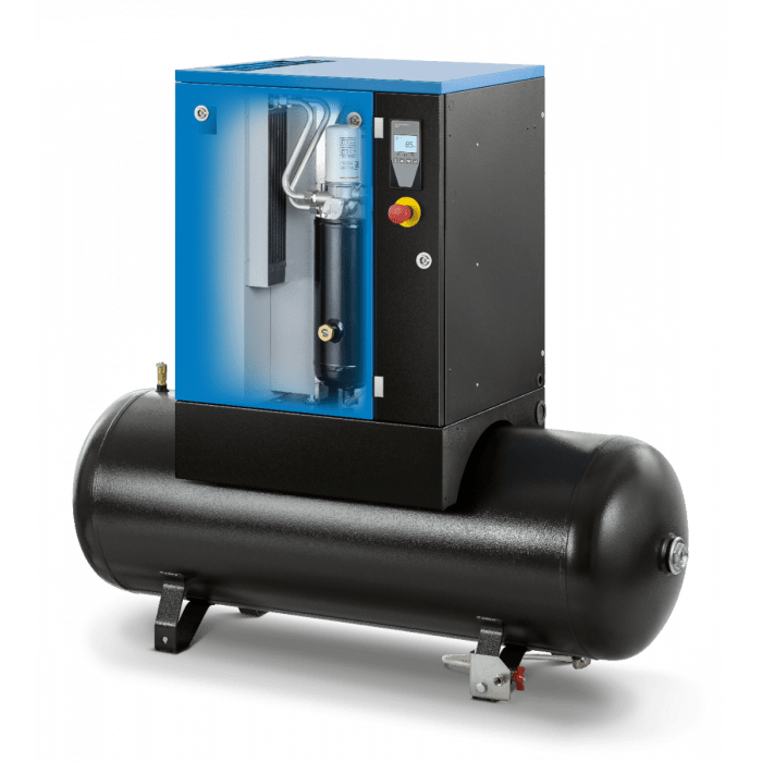 Kompresor śrubowy ABAC SPINN 3 10 400/50K 200 C CE | 10 bar | 4 KM/3 kW | 366 l/min | 200 l
