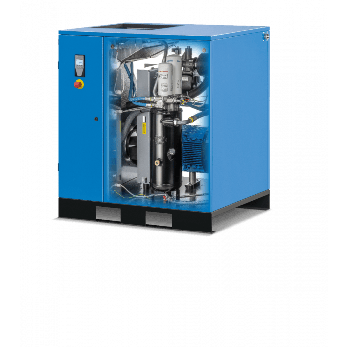 Kompresor śrubowy ABAC SPINN 15X 8 400/50 FM CE | 8 bar | 20 KM/15 kW | 2450 l/min
