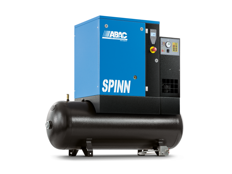 Kompresor śrubowy ABAC SPINN 2.2E 8 400/50K 200 C CE | 8 bar | 3 KM/2.2 kW | 366 l/min | 200 l