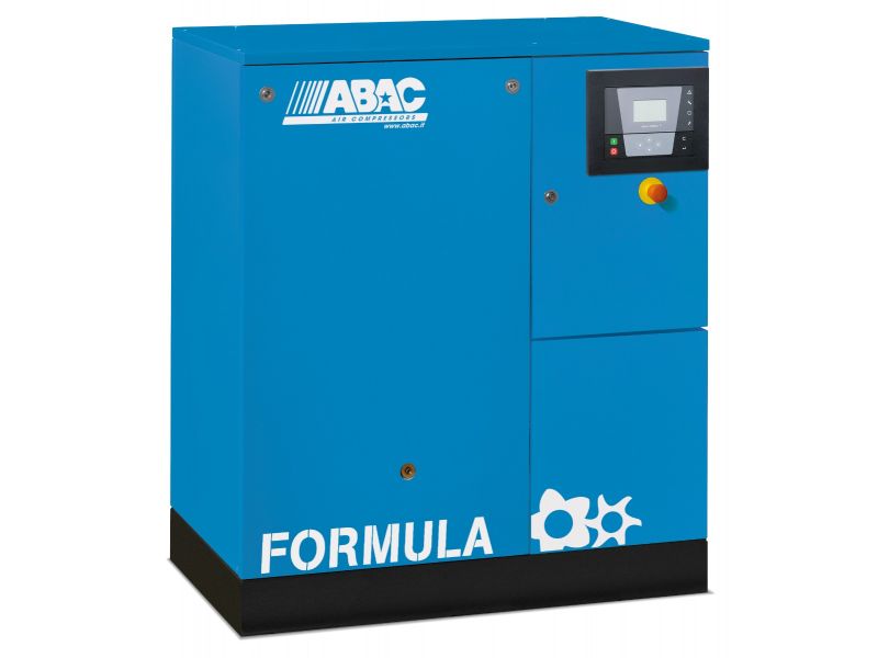 Kompresor śrubowy ABAC FORMULA E 15 13 400/50 CE | 13 bar | 20 KM/15 kW | 1960 l/min | z osuszaczem