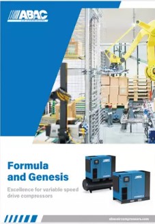 Kompresory śrubowe - serie Formula i Genesis VSD - ABAC