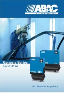 Kompresory śrubowe - seria Genesis 5.5-22 - ABAC